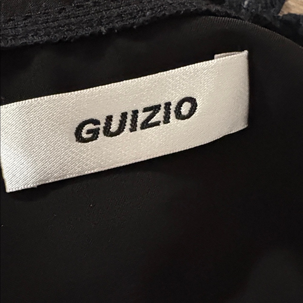 Danielle Guizio Black Long Sleeve Satin & Lace Fitted Fairy Vamp Goth Crop Top - Picture 5 of 7